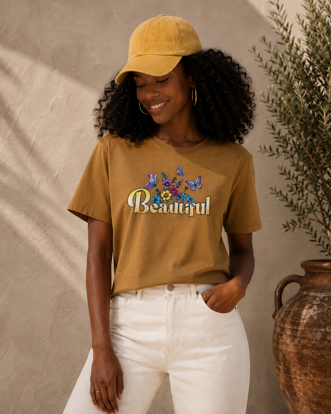 ALANI Beautiful Boxy Waist Length Tee Combo Set