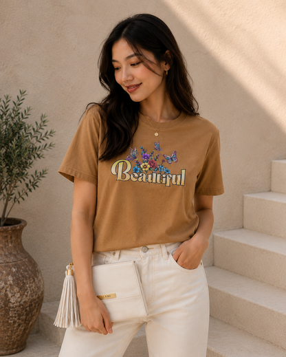ALANI Beautiful Boxy Waist Length Tee Combo Set
