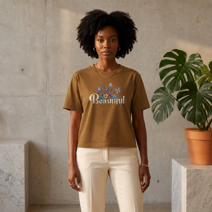 ALANI Beautiful Floral Graphic T-Shirt