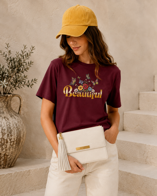 ALANI Beautiful Boxy Waist Length Tee Combo Set