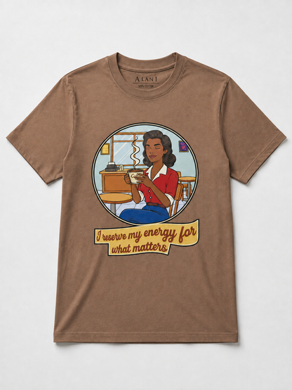 ALANI Reserve My Energy Graphic T-Shirt - Women's Statement Tee 2026