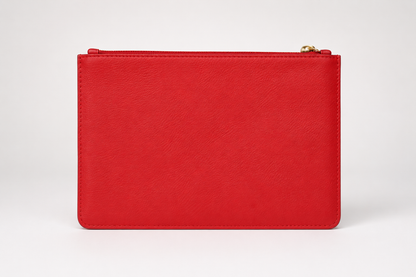 Victoria leather Clutch with strap