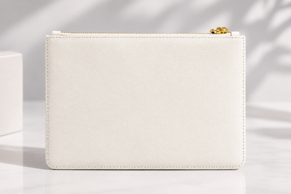 Victoria leather Clutch with strap