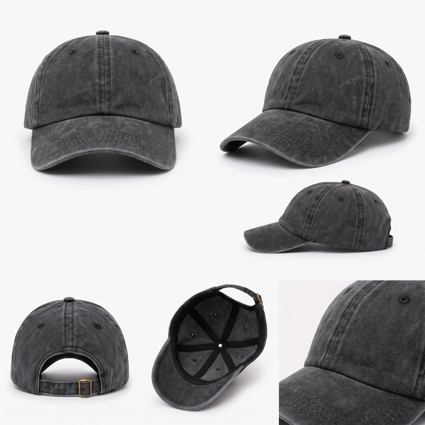 ALANI Washed Cotton Hat - Vintage Casual Hat for Everyday Style